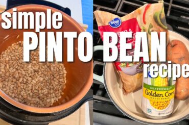EASY PINTO BEAN RECIPES | Healthy and CHEAP! Low Budget Meal Ideas That Taste Good! EXCITING NEWS!