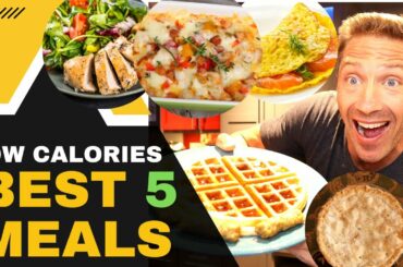 5 Healthy Low-Calorie Meals Recipes | Full Day Meal Plan For Weight Loss