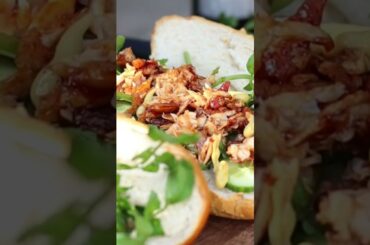 Best BBQ CHICKEN SANDWICH | Home Cooking Healthy Food Recipes