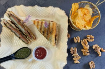 Healthy Veg Sandwich Recipe |Vegetable Sandwich| No Mayo / No Cheese sandwich