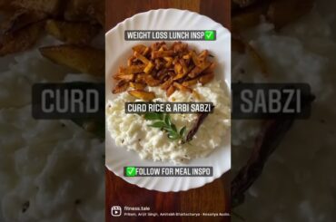 Trying Rujuta Diwekar Diet Plan for Weight Loss | Healthy Lunch #mealideas #rujutadiwekardietplan