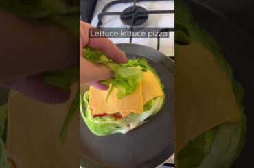 Lettuce lettuce pizza. A very healthy pizza alternative