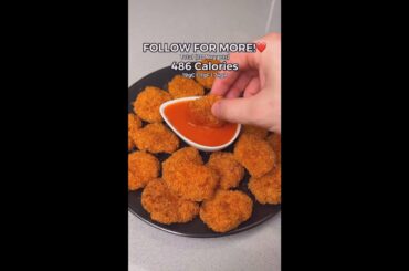 Healthy recipes | Quick & Easy LOW-CALORIE McDonalds Spicy Chicken Nuggets #shorts