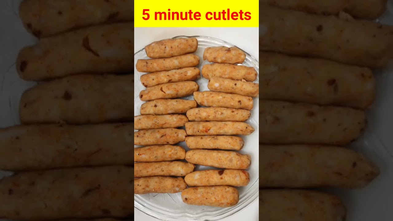 #Shorts Five Minute Cutlets Recipe | Quick And Easy Recipe | Healthy Cooking | 2022 #Shorts Five Minute Cutlets Recipe | Quick And Easy Recipe | Healthy Cooking | 2022