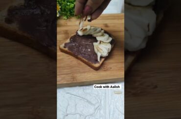Healthy chocolate banana french toast #shorts #trending #viral #yt #chocolate #frenchtoast #healthy
