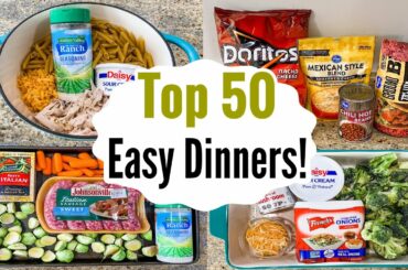 What's For Dinner? 50 of the BEST Quick & EASY Recipes! | Tasty CHEAP Meal Ideas | Julia Pacheco