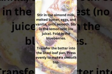 ALMOND FLOUR KETO BLUEBERRY BREAD.healthy keto recipes.#shorts