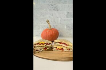 Healthy Breakfast: Amazing Sun Egg Avocado Sandwich with Cherry Tomato and Cheese