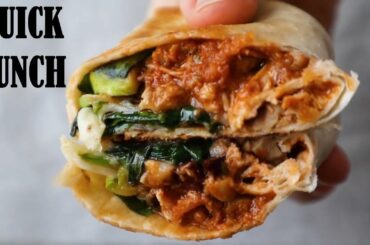 Pesto chicken Wrap | Quick & Easy Healthy Lunch Idea