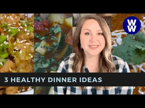 3 Healthy Weeknight Dinner Recipes. WW dinner ideas. 3 Healthy Weeknight Dinner Recipes. WW dinner ideas.
