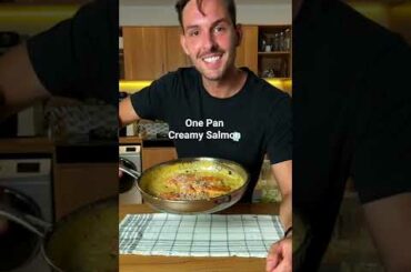 Easy and Healthy Dinner Idea: One Pan Creamy Salmon