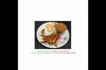 SIMPLE HEALTHY 2 MINUTES BREAKFAST RECIPES BREAD CHESSE SANDWICH #simplehealthy #breadcheesesandwich