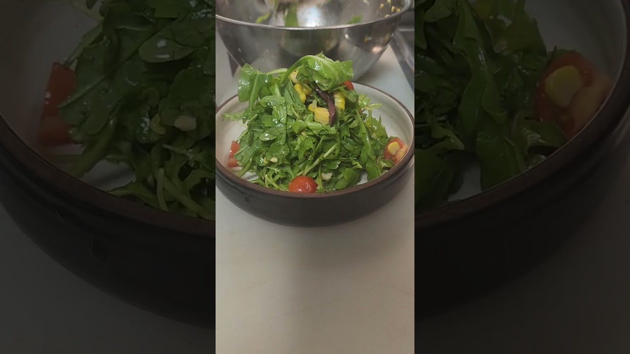 I made best new Rocca salad recipe #shortvideo #short #shortsyoutube I made best new Rocca salad recipe #shortvideo #short #shortsyoutube