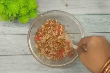 2 min banne wala spout salad || healthy salad || salad