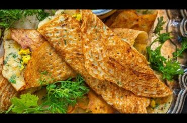 Lohe de tawe te bnao Dosa/cheela!! Healthy Breakfast recipe.moond dal Dosa.
