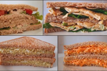 4 Healthy Sandwish Recipe...