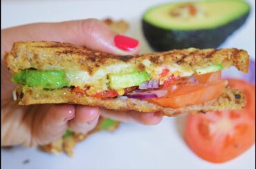 Avocado-Veggie Sandwich | Super easy and delicious sandwich recipe | Quick and Healthy Recipe