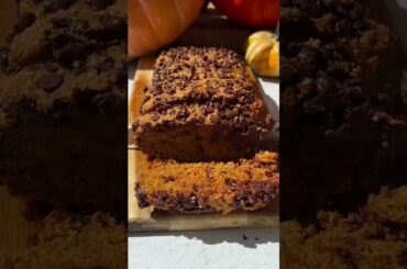 vegan pumpkin banana bread #bananabread #recipe #vegan #healthy #healthyrecipe #baking