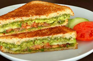 #Shorts - Healthy Weight Loss Sandwich Recipe - Avocado Sandwich - Avocado Recipes - #YoutubeShorts