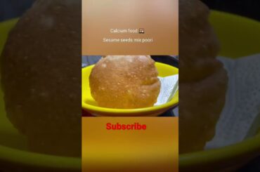 # Sesame seeds Poori # yt shorts #vani teddy healthy recipes