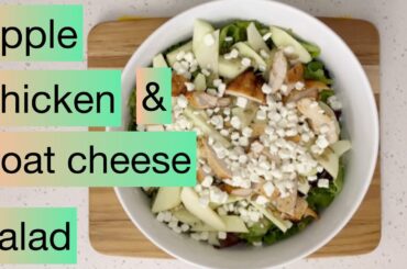Get the 411 on a SIMPLE, Healthy, Apple, Chicken, & Goat Cheese Salad You Can Make Easily #Shorts