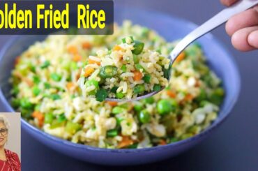 Golden Fried Rice Recipe - How To Make  Golden Egg Fried Rice - Healthy Version
