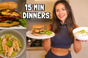 15 Minute Dinners: Healthy & Easy Recipes You'll love!