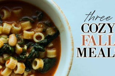 HEALTHY FALL MEAL IDEAS | 3 Cozy, Simple Recipes | Becca Bristow