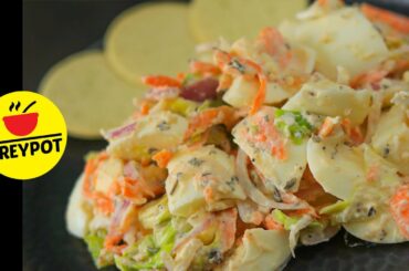 Egg Salad without Mayonnaise | Protein Salad Recipe | Healthy Salad #shorts