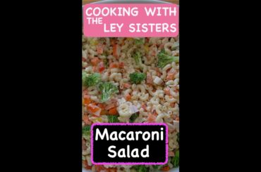 Healthy macaroni salad recipe #shorts