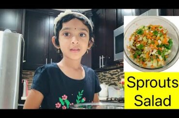 How to Make Healthy Sprouts Salad for Kids #sproutssalad