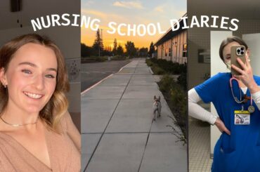 NURSING SCHOOL WEEK IN MY LIFE: lots of studying, healthy meals