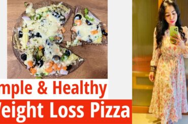Healthy Pizza Recipe For Weight Loss | Breakfast/Lunch Recipe| Lose Weight Fast In Hindi| Fat to Fab