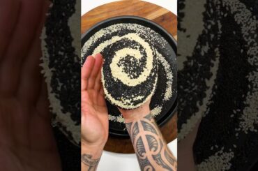 SPIRAL SEEDED BREAD #shorts