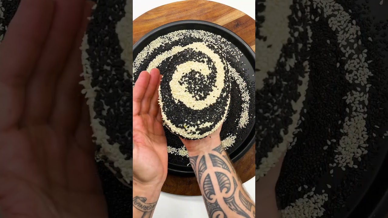 SPIRAL SEEDED BREAD #shorts SPIRAL SEEDED BREAD #shorts