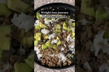 Low Calorie Weight Loss Healthy Dinner #shorts