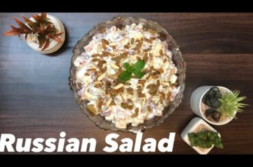 Russian salad recipe | Easy tasty and healthy salad