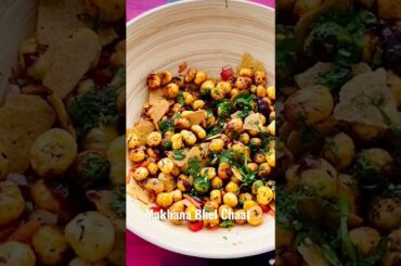 Makhana Bhel Chaat #shorts Bhel Chaat Recipe | Healthy Tasty Weight loss Snack Recipe