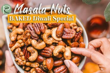 Masala Nuts - Diwali Special Party Food | EASY RECIPE - Roasted Nuts Recipe #shorts