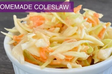 Coleslaw Recipe | How to make Healthy Low Calorie Homemade Coleslaw | Slimming World Friendly