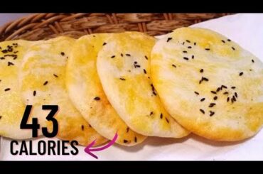 Try this unique low calorie bread recipe in your weightloss diet-how to make healthy flat bread
