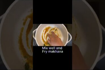 Makhana chaat/ healthy snacks recipe #youtubeshorts The cultural recipes