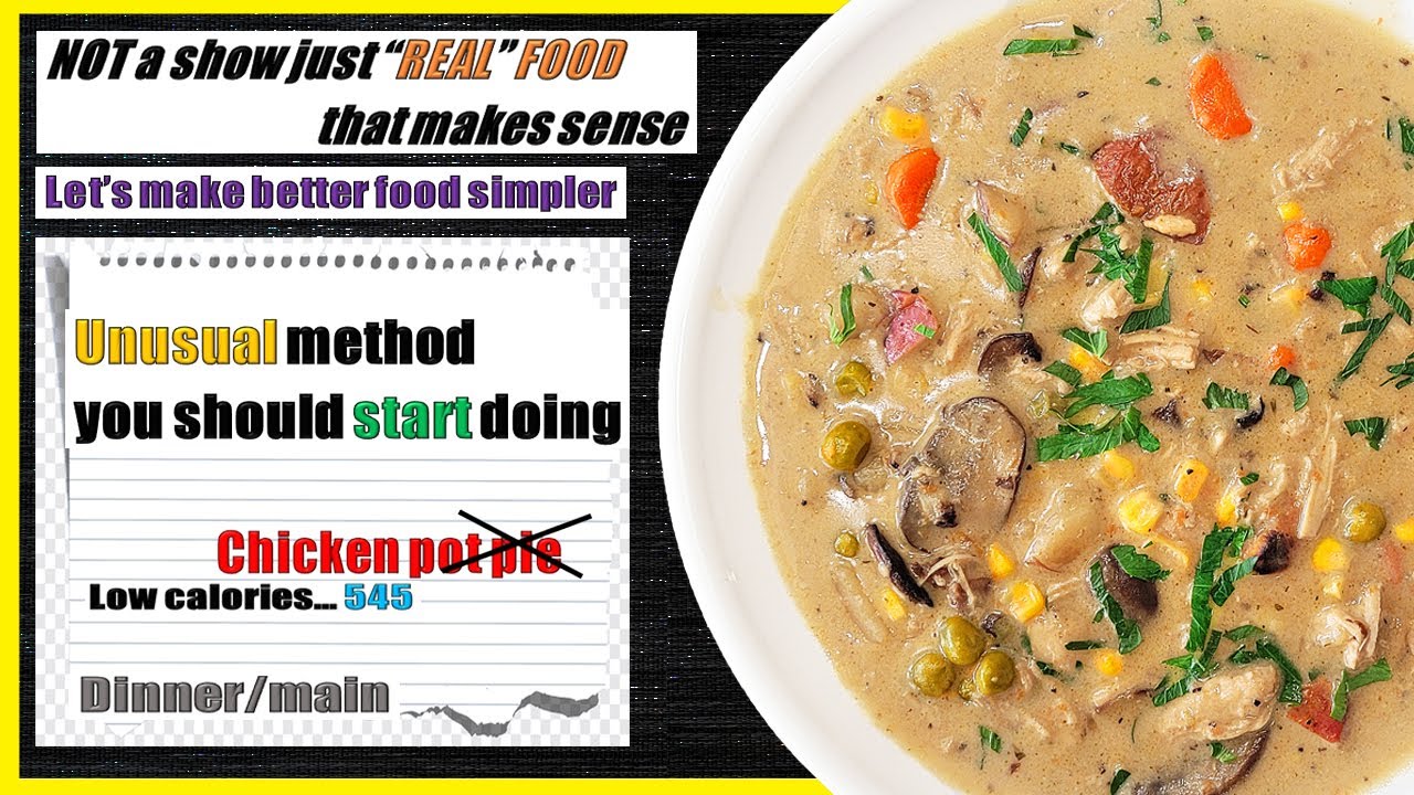 When Your Healthy Dinner Becomes Dangerously Delicious. Watch Your Serving. Chicken Pot Pie Soup When Your Healthy Dinner Becomes Dangerously Delicious. Watch Your Serving. Chicken Pot Pie Soup