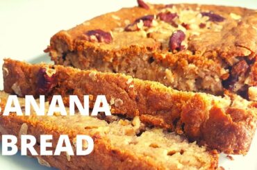 Healthy Oatmeal Banana Bread | Easy Banana Bread Recipe