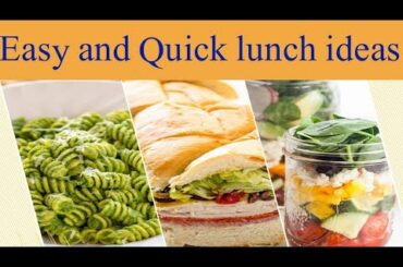 lunch ideas | easy lunch ideas| health and beauty