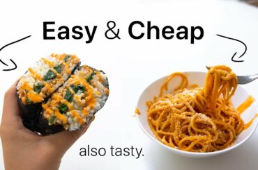 5-Ingredient Meals ANYONE can make (healthy, vegan & budget friendly)