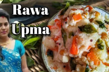 Rava Upma | Healthy Breakfast Recipe With Lots Of Veggies | Beginner's Kitchen Love The Spices