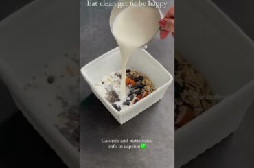 Easy overnight breakfast for healthy weight loss #shorts