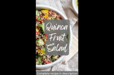 100% Quinoa Fruit Salad Recipe - Perfect for a Healthier Diet
