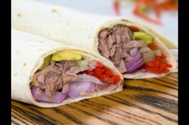 Healthy Tuna Wrap | Healthy Tuna Wrap Recipe